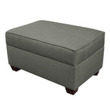 Duobeds Modular Storage Ottoman 24"x36" has convenient storage space inside, and combines with more ottomans and duobed sofa back pillows to create sectionals, sofas, beds, futons, love seats, and chairs.