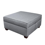 Duobeds Modular Storage Ottoman 30"x30" has convenient storage space inside, and combines with more ottomans and duobed sofa back pillows to create sectionals, sofas, beds, futons, love seats, and chairs.