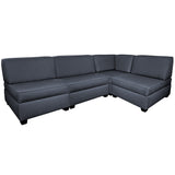 Duobeds Corner Modular Sectional Couch ottomans and pillows can be arranged as a king-size bed, twin beds, sofas, chairs, or chaise lounges for modular living room and bedroom furniture in a single purchase.