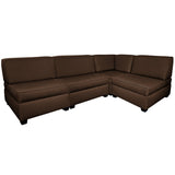 Duobeds Corner Modular Sectional Couch ottomans and pillows can be arranged as a king-size bed, twin beds, sofas, chairs, or chaise lounges for modular living room and bedroom furniture in a single purchase.