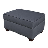 Duobeds Modular Storage Ottoman 24"x36" has convenient storage space inside, and combines with more ottomans and duobed sofa back pillows to create sectionals, sofas, beds, futons, love seats, and chairs.